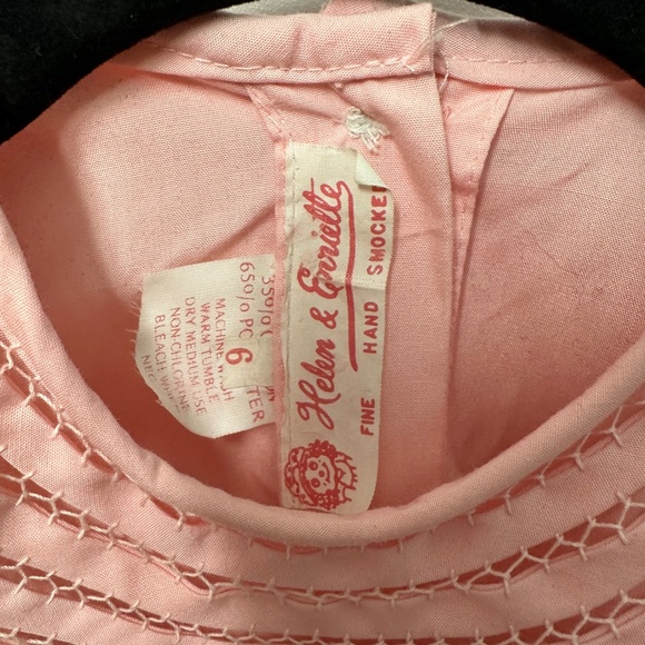 Helen & Enriette Fine Hand Smocked Girl's Dress - Picture 5 of 8